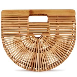Cult Gaia Ark Bamboo Clutch